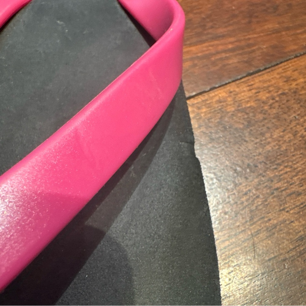 LAUREN Ralph Lauren Black And Pink Flip Flop Sandals Ladie's 7 1/2 - Picture 4 of 6
